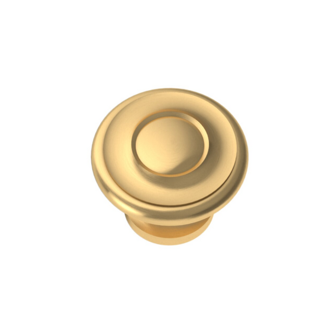 4491044 - 1 1/4" Centers - Dominion Knob - Satin Brass
