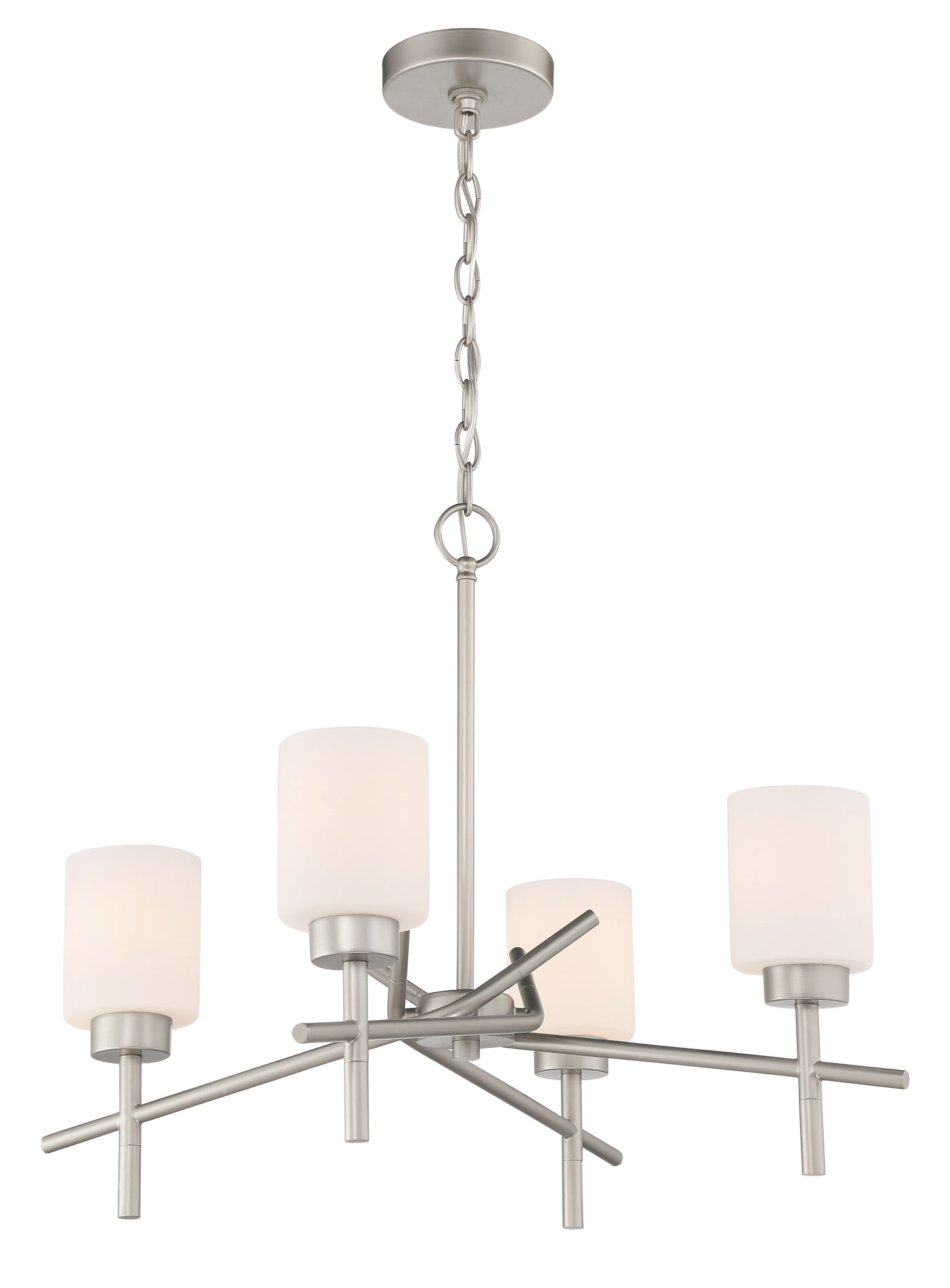 54624-SN - Cadence 4 Light 25" Wide Chandelier - Satin Nickel