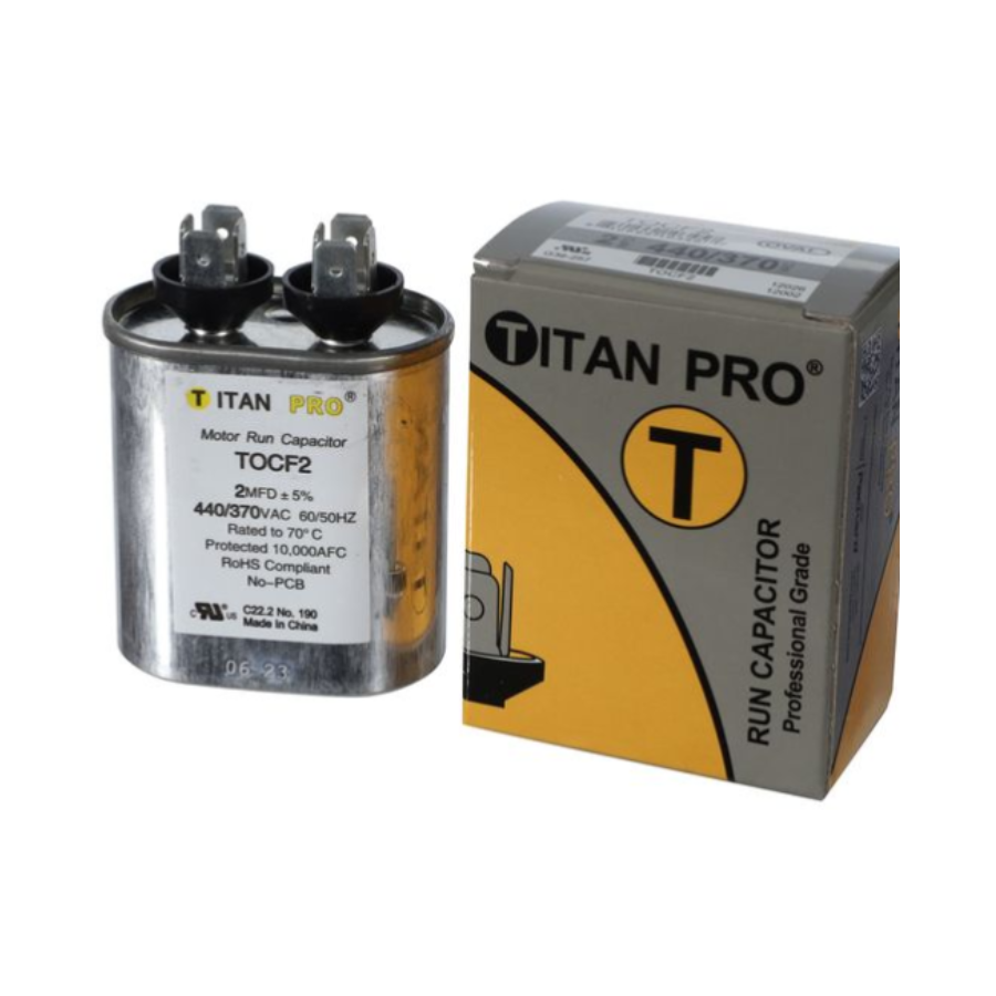 TOCF2 - TITAN PRO CAPACITOR 2 MFD 440/370V OVAL