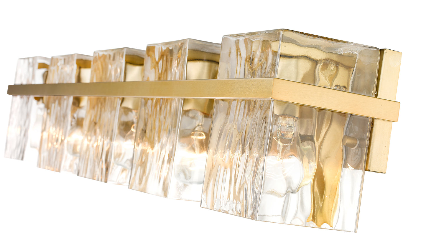 1938-5V-MGLD - Bennington 5 Light 36" Vanity - Modern Gold