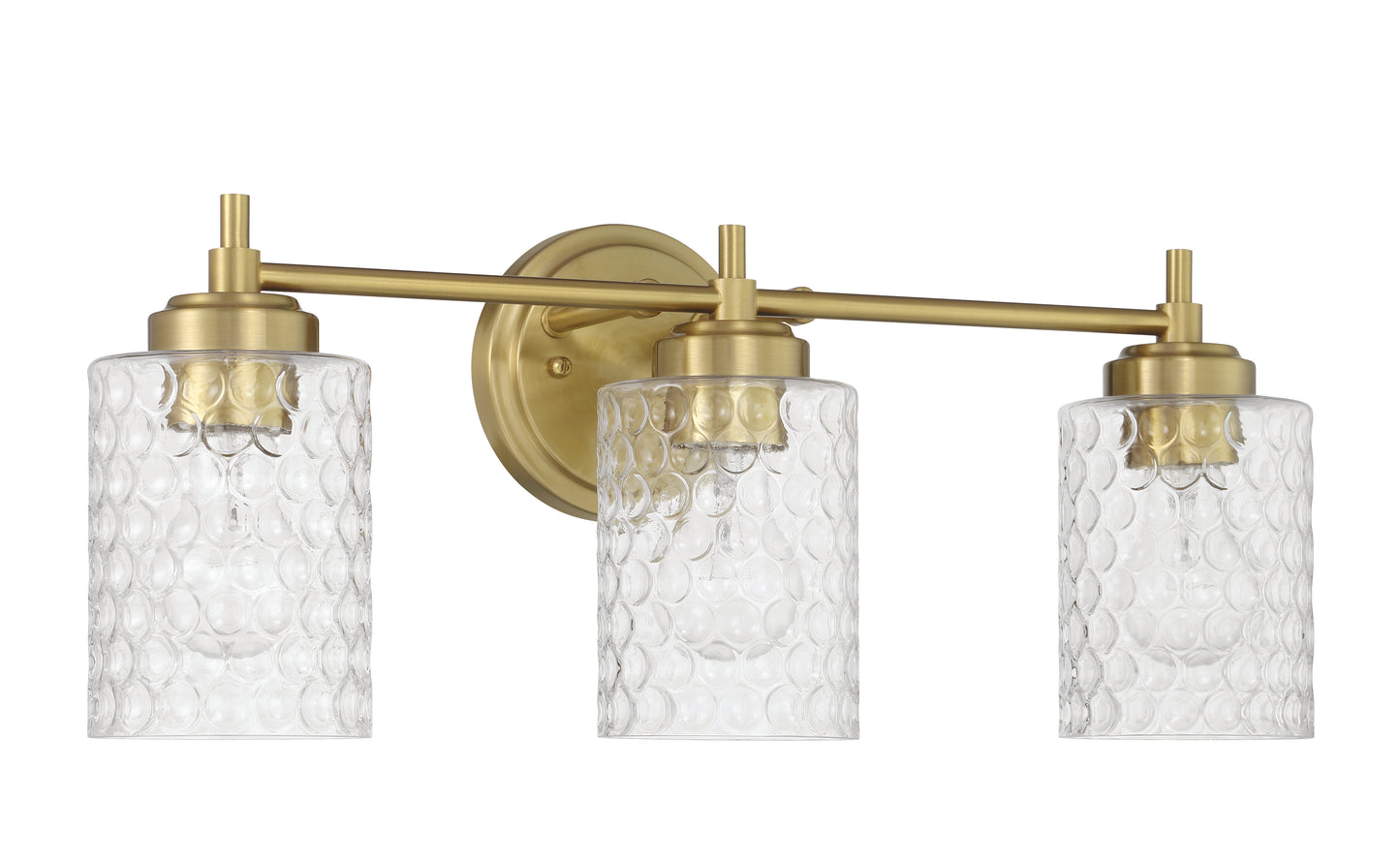 60503-SB - Claire 3 Light 21" Wide Vanity Light - Satin Brass