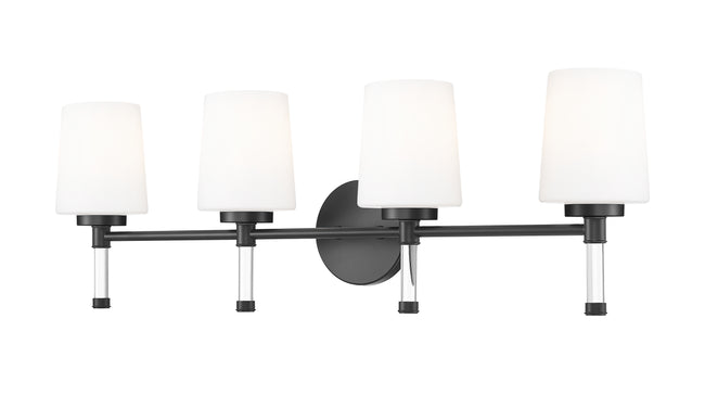 7700-4V-MB - Henri 4 Light 32" Vanity - Matte Black