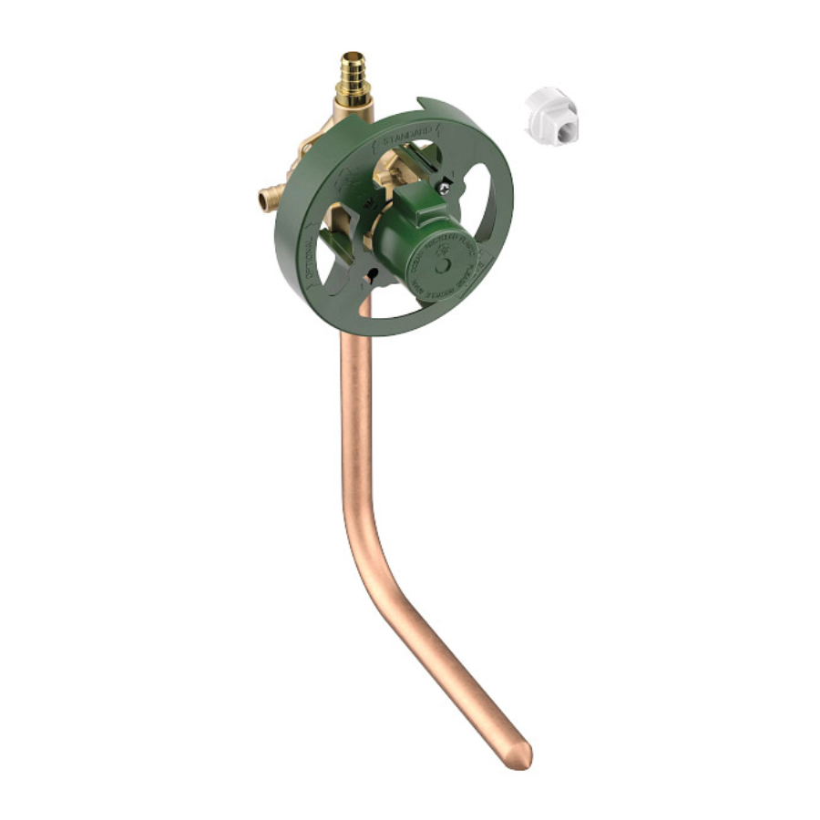 62380PF - M-Pact Includes Bulk Pack Posi-Temp 1/2" Crimp Ring PEX With CC/IPS Tub Connection Pressure Balancing