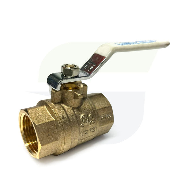 NL998XA - 1" Threaded Lead-Free Ball Valve - T-FP-600A - Brass
