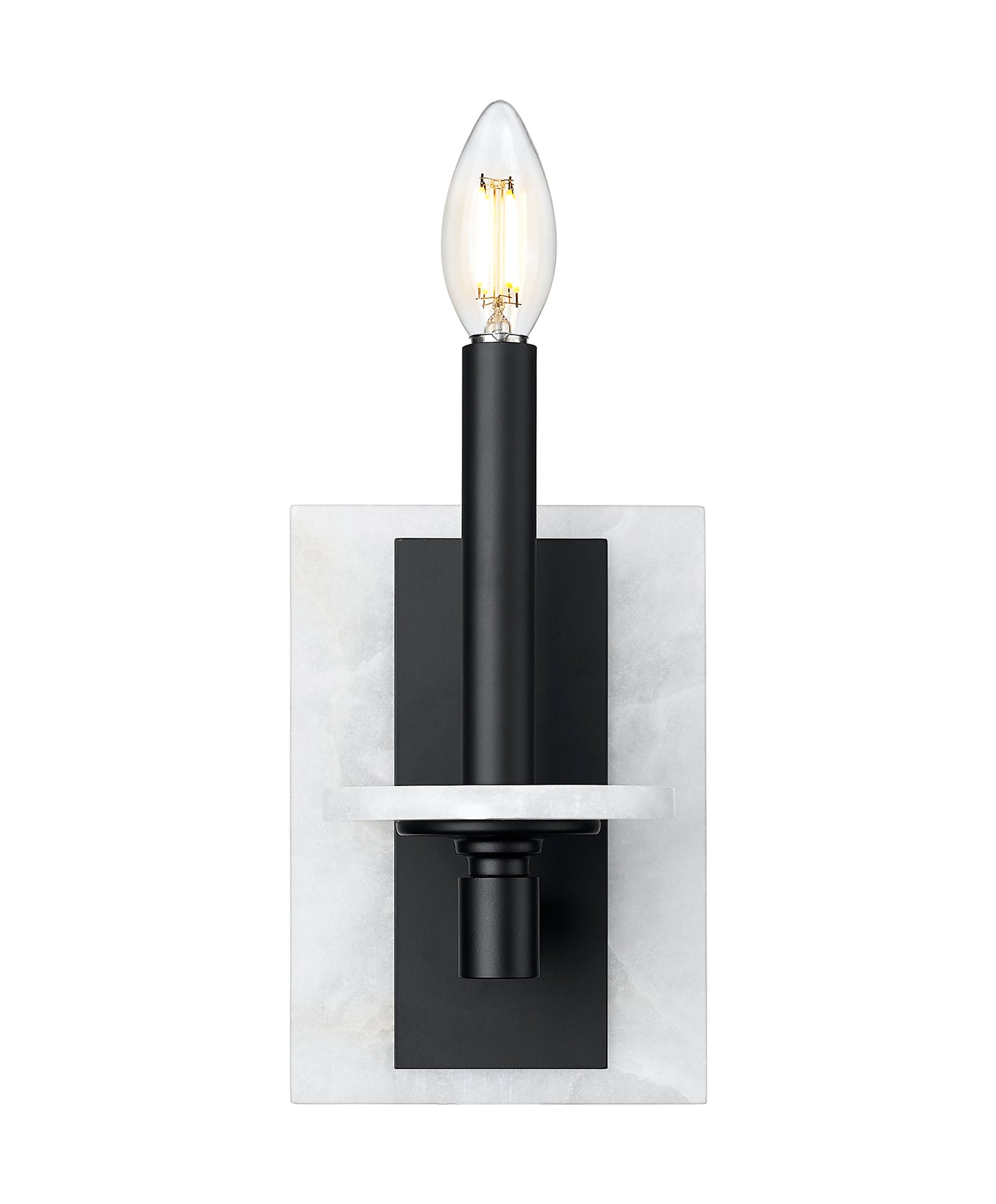3045-1S-MB - Kaden 1 Light Wall 9" Sconce - Matte Black