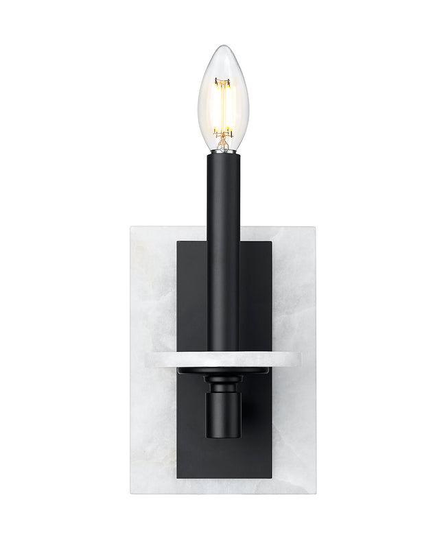 3045-1S-MB - Kaden 1 Light Wall 9" Sconce - Matte Black