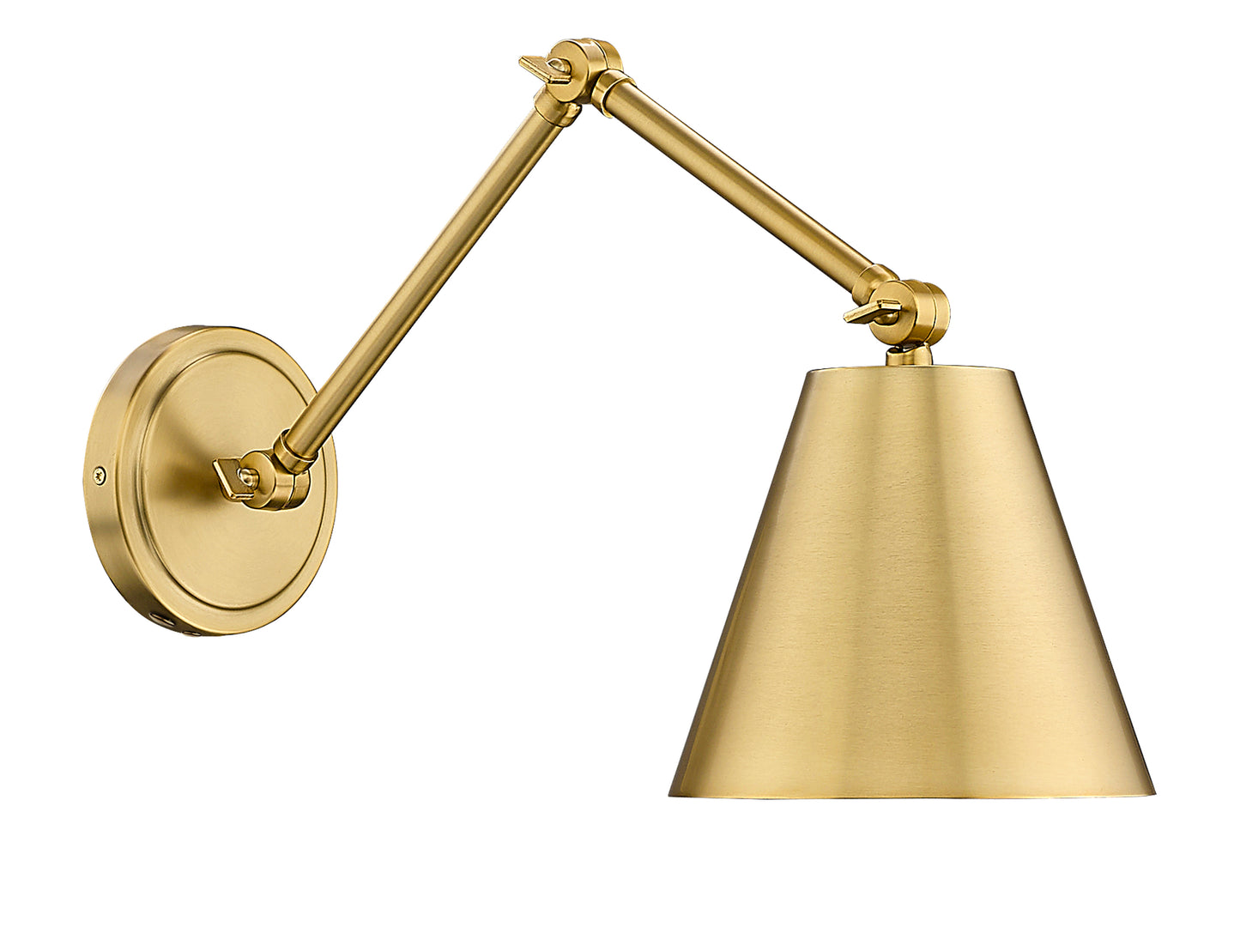347S-MGLD - Regent 1 Light Wall 8" Sconce - Modern Gold
