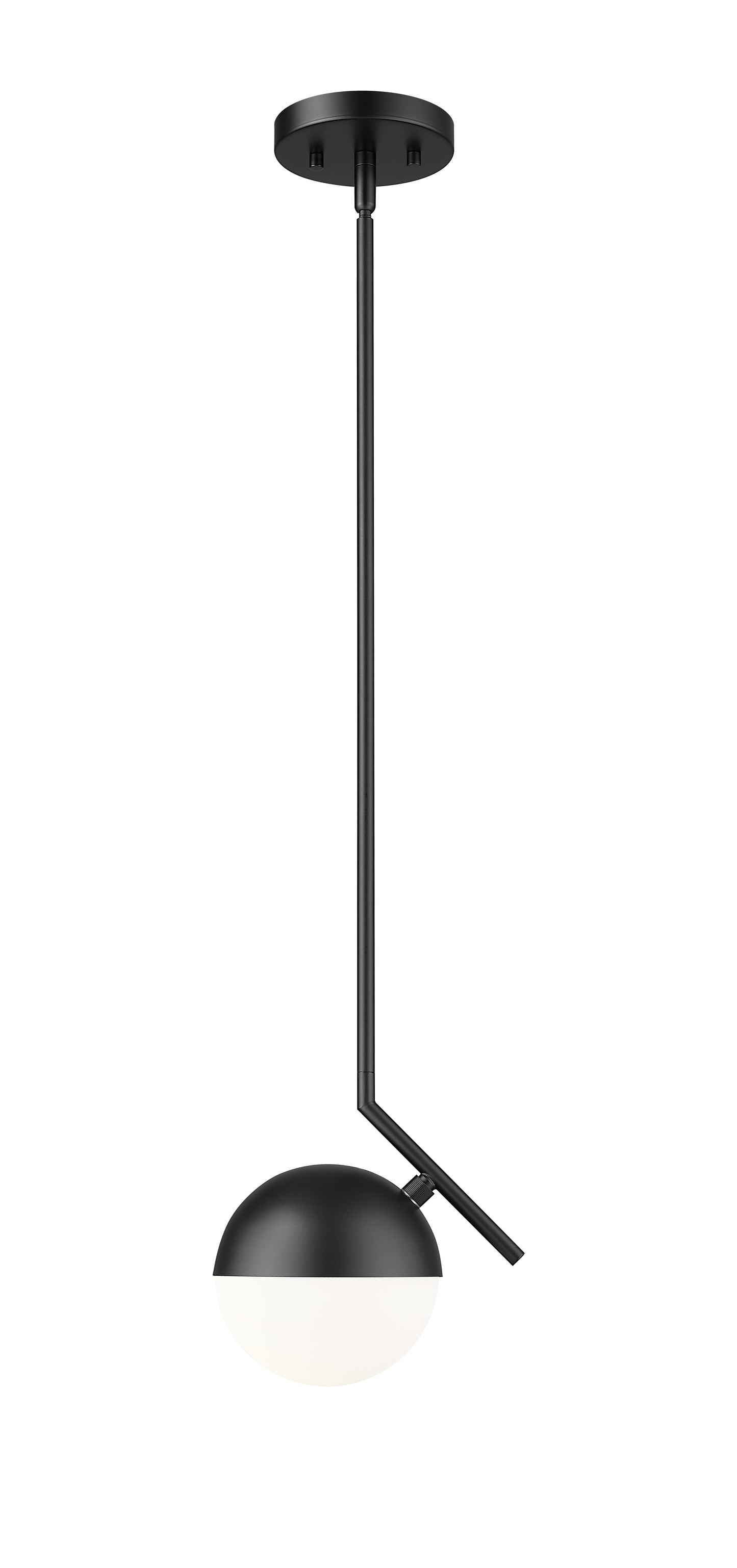 7517P7-MB - Realm Sphere 1 Light 8" Pendant - Matte Black