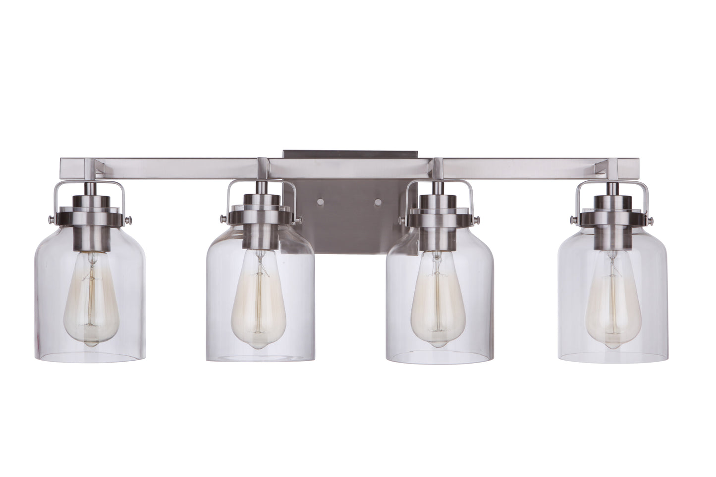 53604-BNK - Foxwood 4 Light 29" Wide Vanity Light - Brushed Nickel