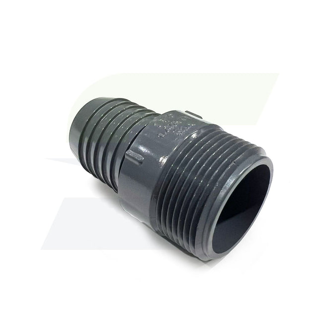 1436-012 - 1-1/4" PVC Barbed Insert Fitting, MIPT x Insert