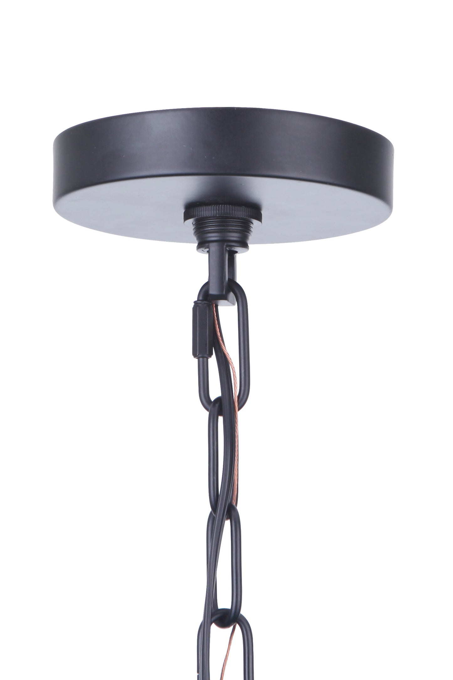 54326-FB - Larrson 6 Light 18" Wide Chandelier - Flat Black