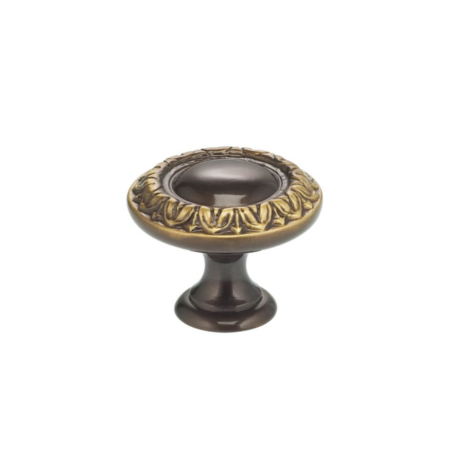 7436/25.SB - 1" Border Knob - Shaded Bronze Lacquered