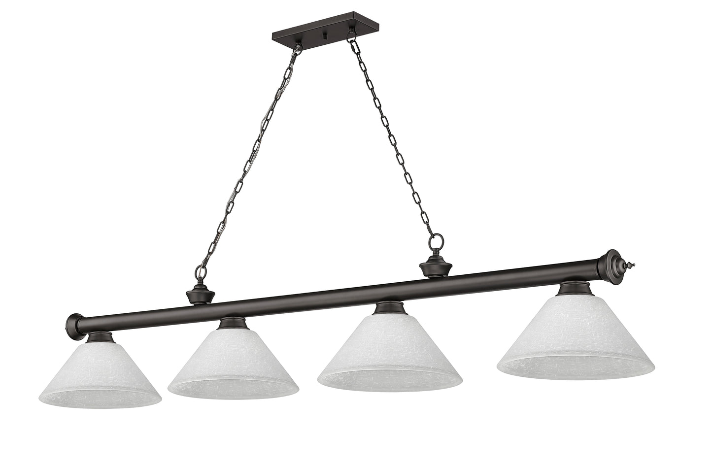2306-4BRZ-AWL14 - Cordon 4 Light 81" Billiard - Bronze