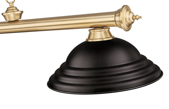 2306-4HBR-SBRZ - Cordon 4 Light 82" Billiard - Heritage Brass