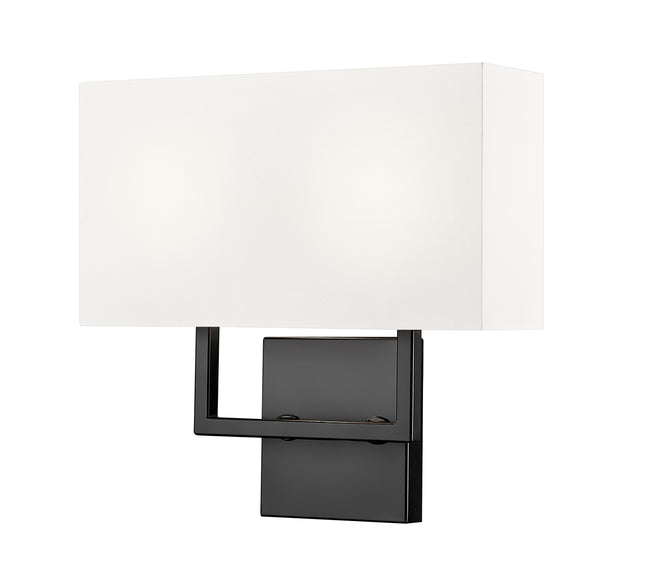 815-2S-MB - Saxon 2 Light Wall 11" Sconce - Matte Black