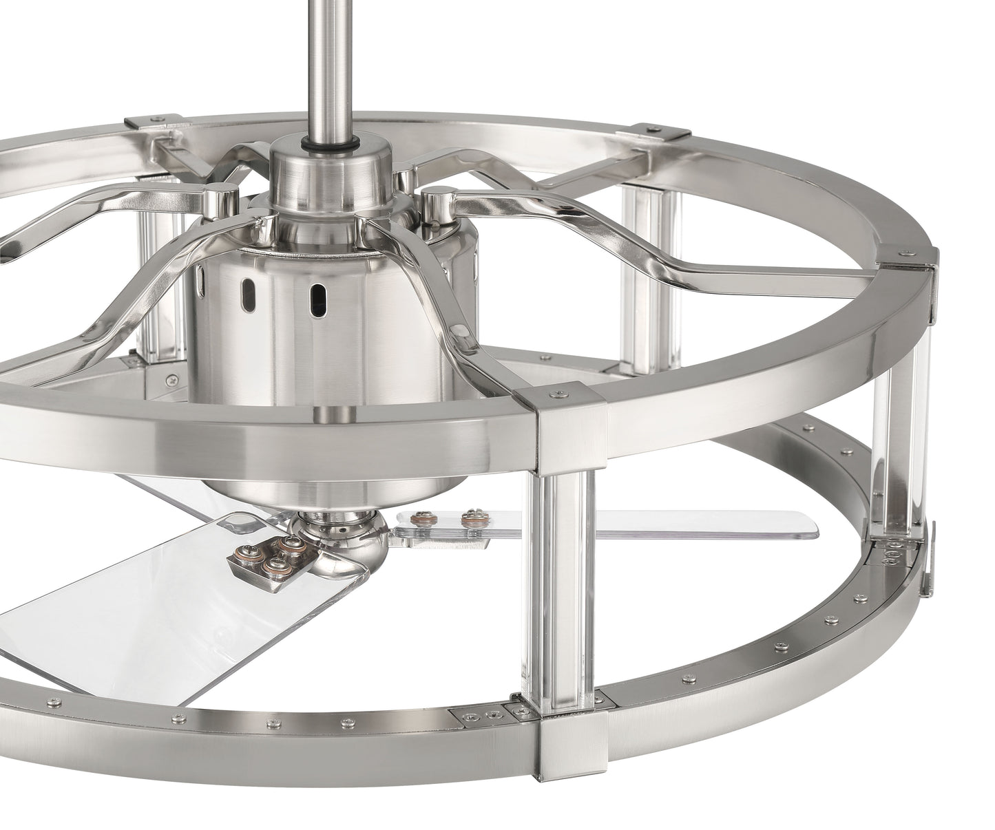 ALS24BNK3 - Alexis 18" 3 Blade Ceiling Fan with Light Kit - Brushed Nickel