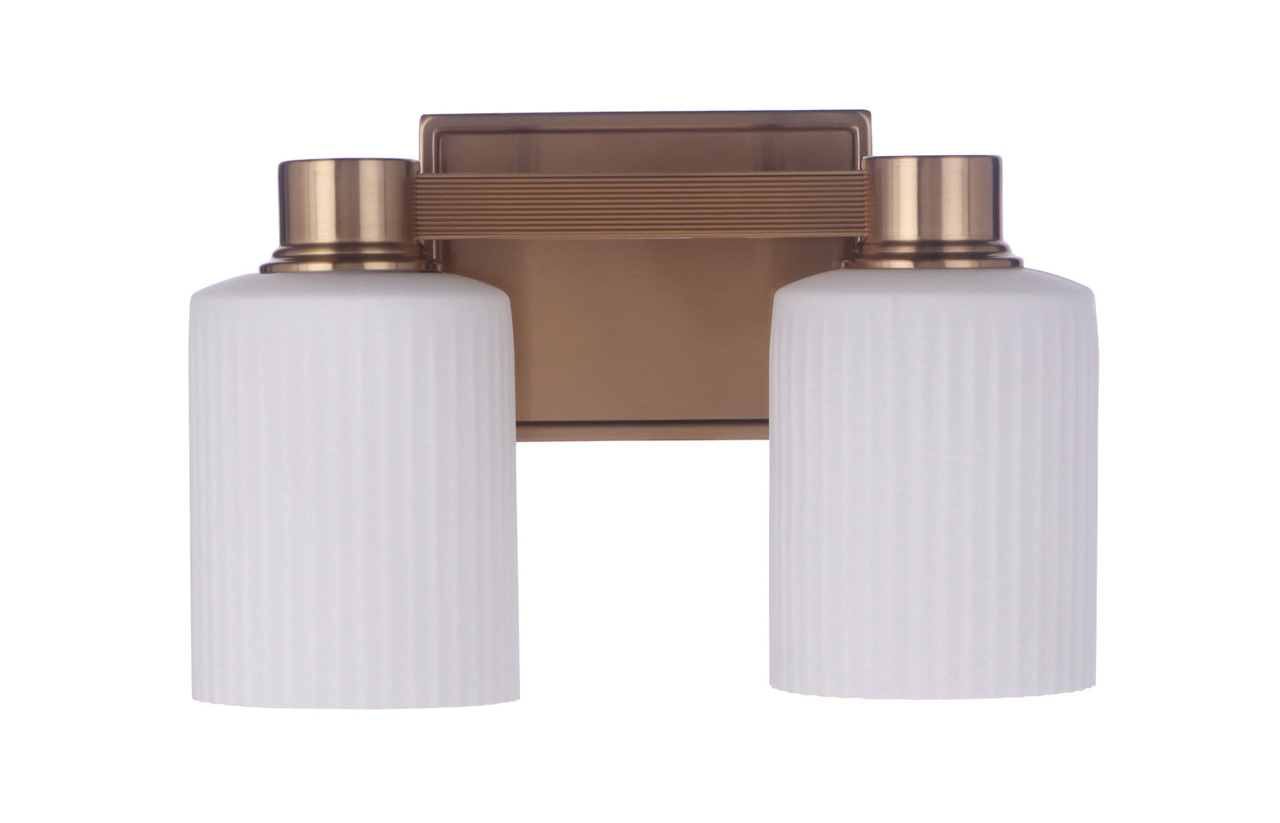 12912SB2 - Bretton 2 Light 12.38" Wide Vanity Light - Satin Brass