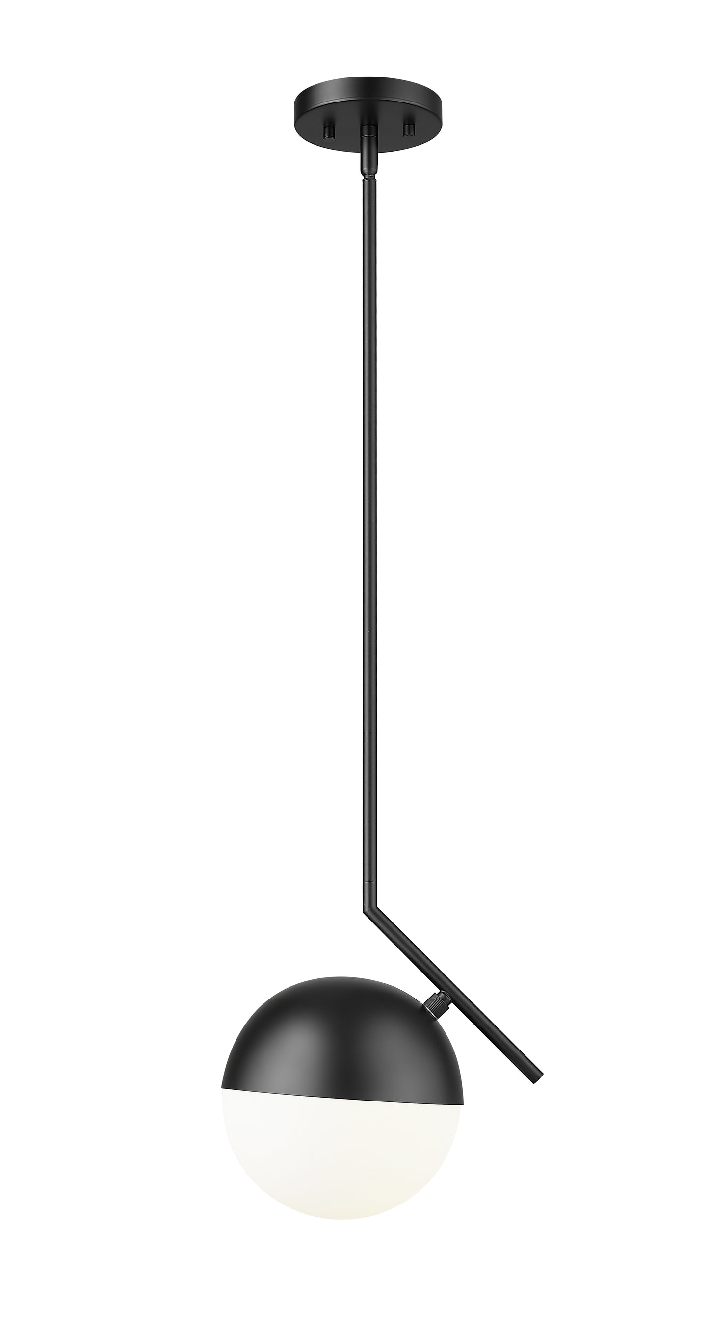 7517P11-MB - Realm Sphere 1 Light 11" Pendant - Matte Black