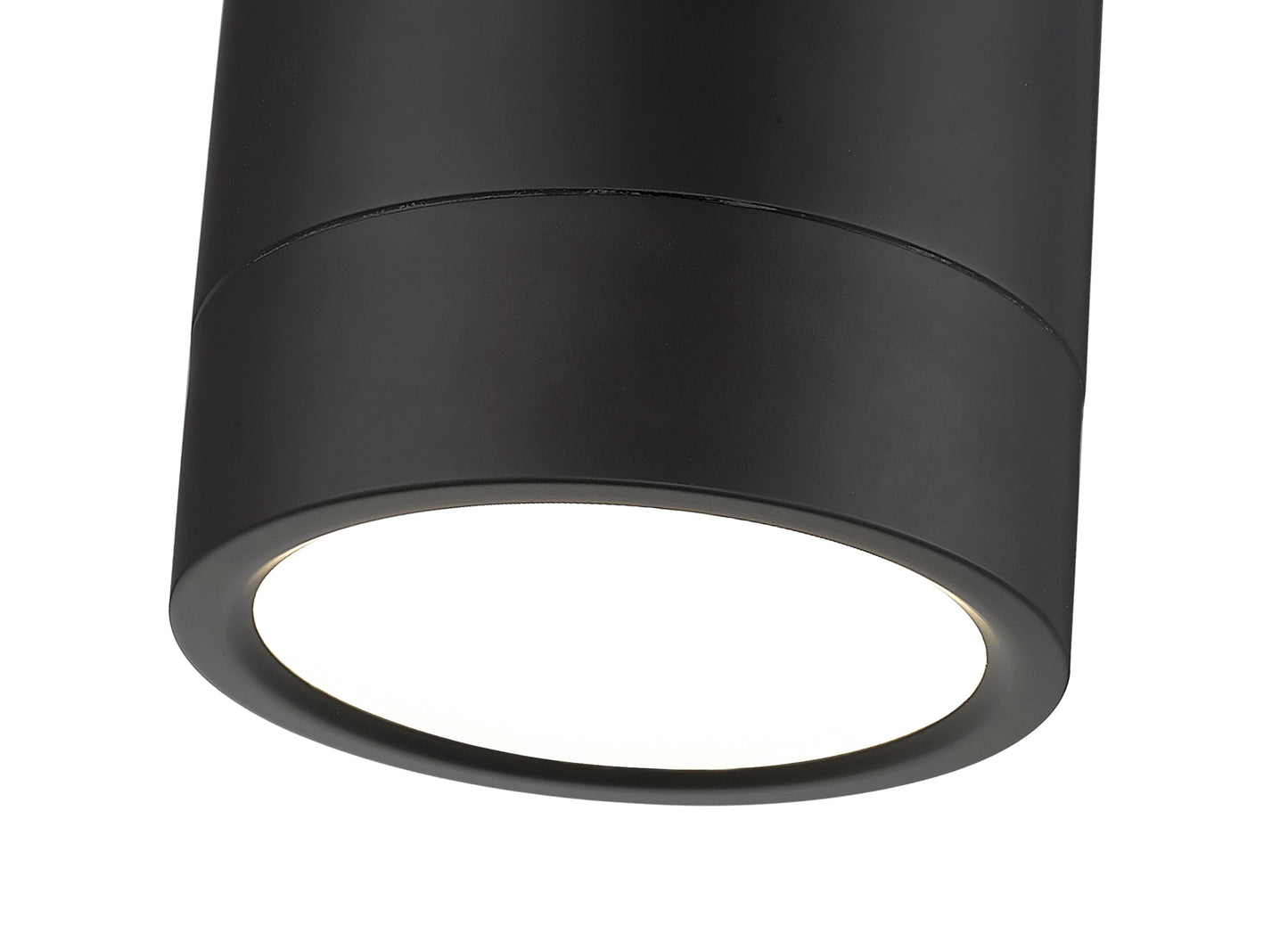 1006F6-MB-LED - Algar 1 Light Flush 6" Mount - Matte Black