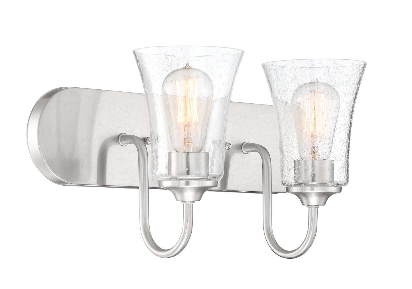50402-BNK - Gwyneth 2 Light 18" Wide Vanity Light - Brushed Nickel