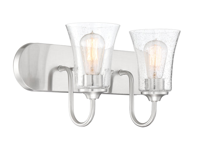 50402-BNK - Gwyneth 2 Light 18" Wide Vanity Light - Brushed Nickel