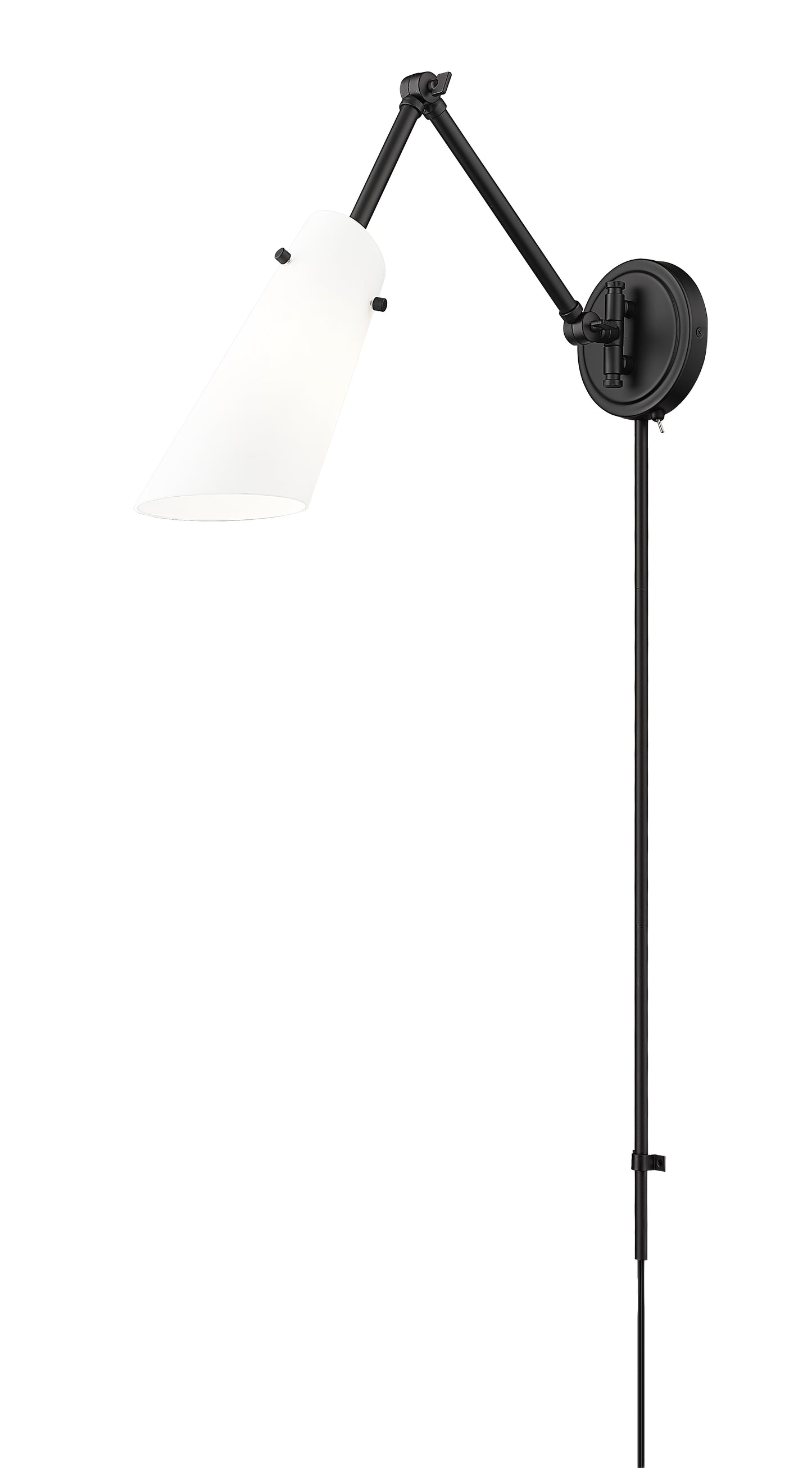 350S-MB - Julia 1 Light Wall 5" Sconce - Matte Black