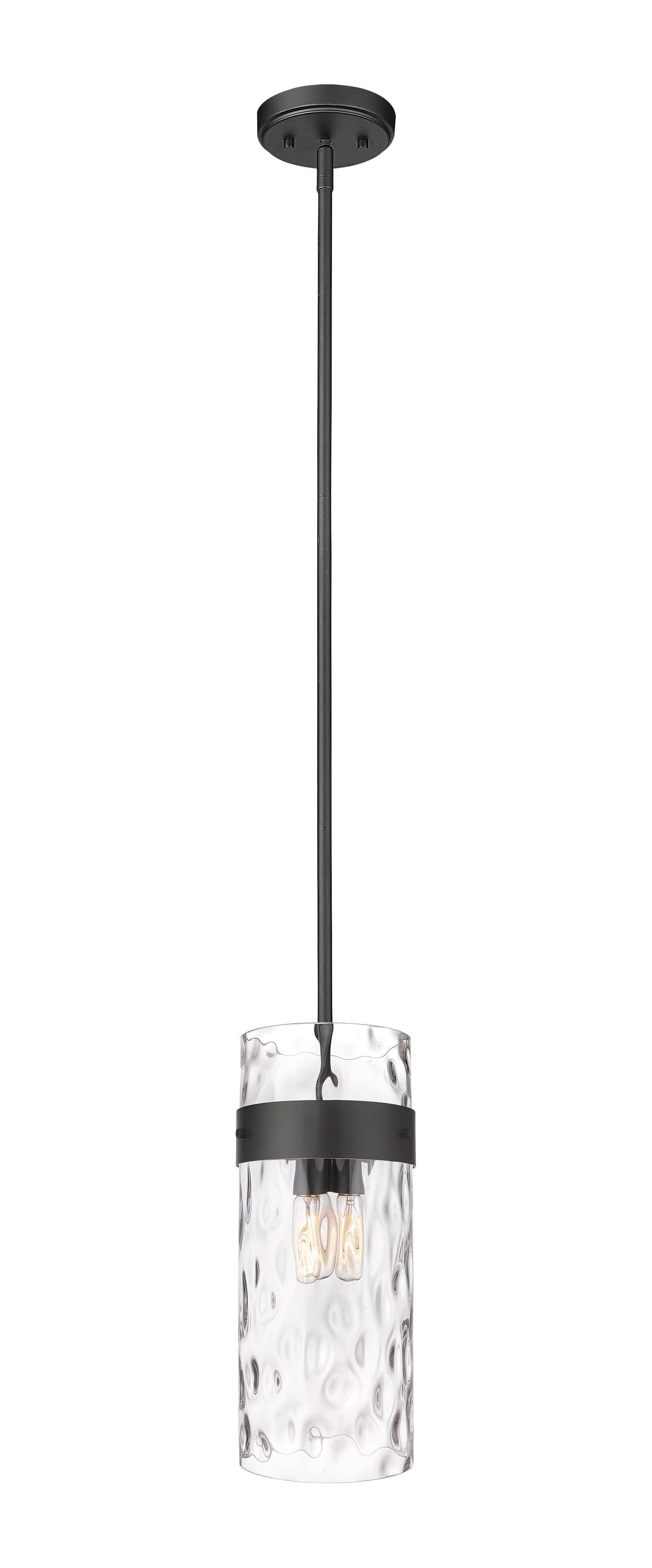 3035P9-MB - Fontaine 3 Light 9" Pendant - Matte Black
