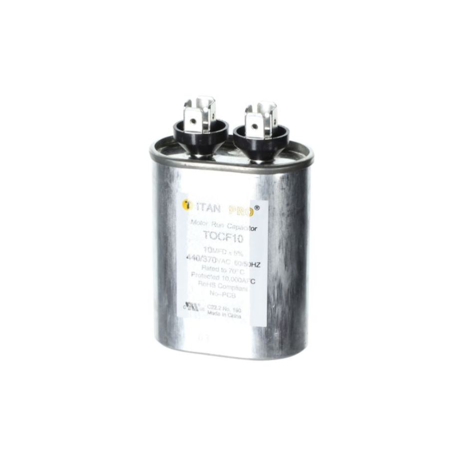 TOCF10 - TITAN PRO CAPACITOR 10 MFD 440/370V OVAL