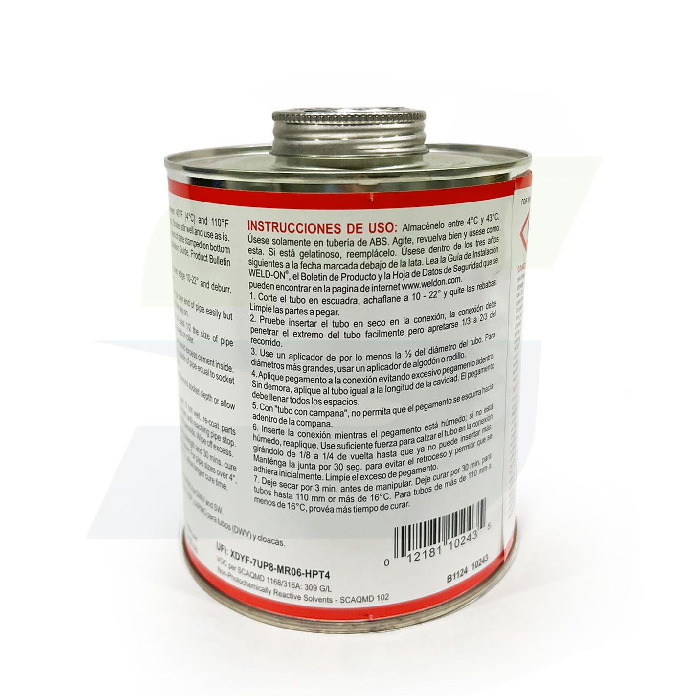 10243 - Weld-On 773 ABS Black, Medium-Bodied, Fast-Setting  Cement - 1 Quart
