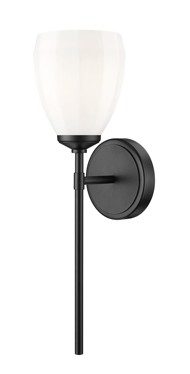 7004-1S-MB - Oren 1 Light Wall 19" Sconce - Matte Black