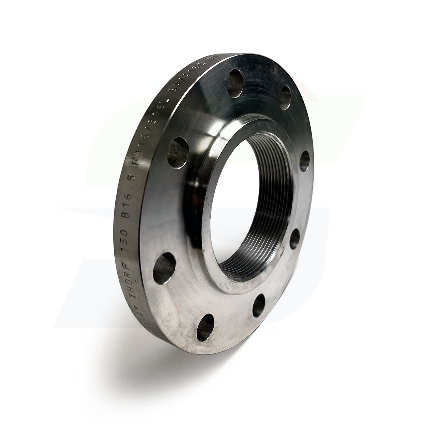 A635-48 - 3" 316 Stainless Steel Threaded Flange - Raised Face - 150#