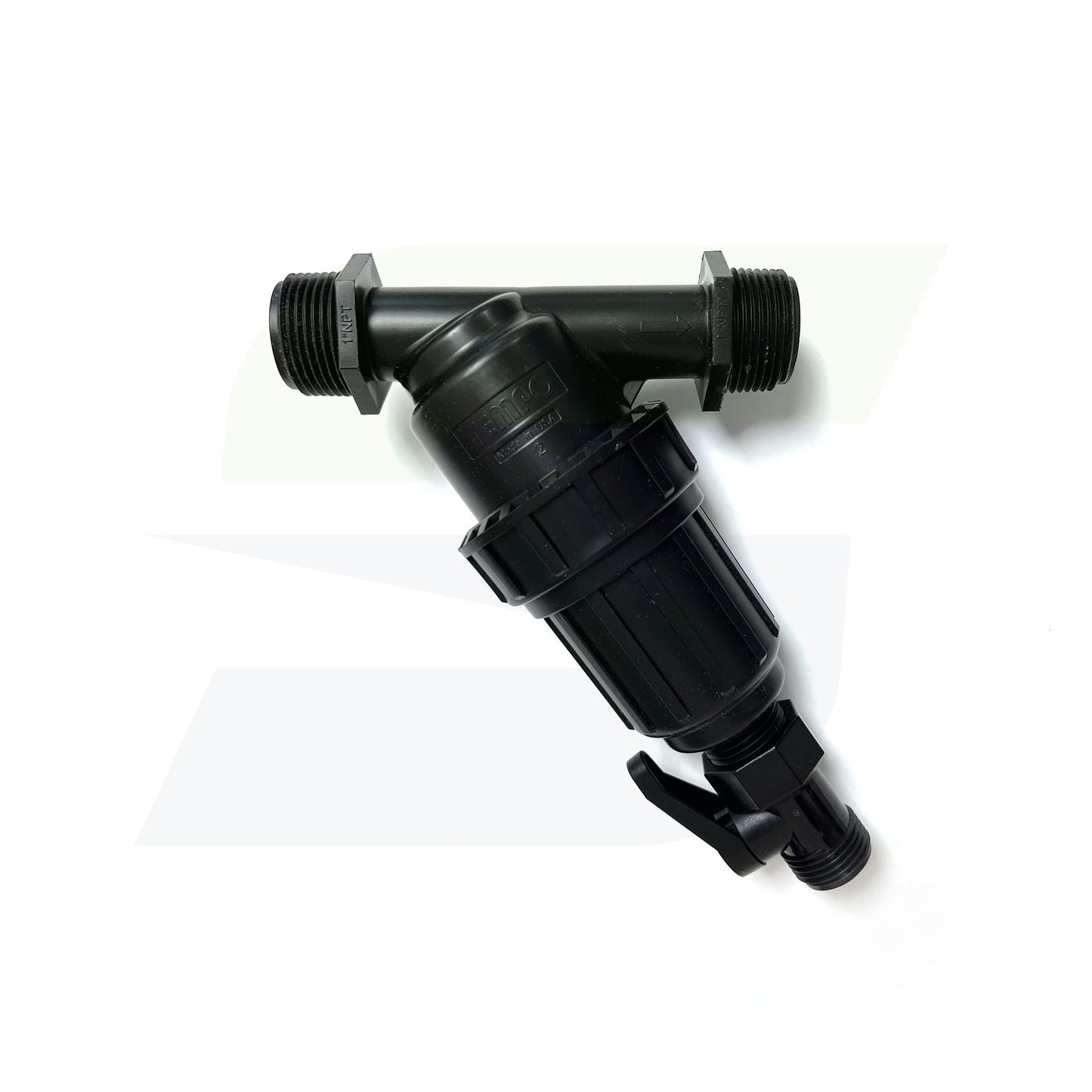 FYF100V - 1" MPT Drip Irrigation Y-Filter with Ball Valve