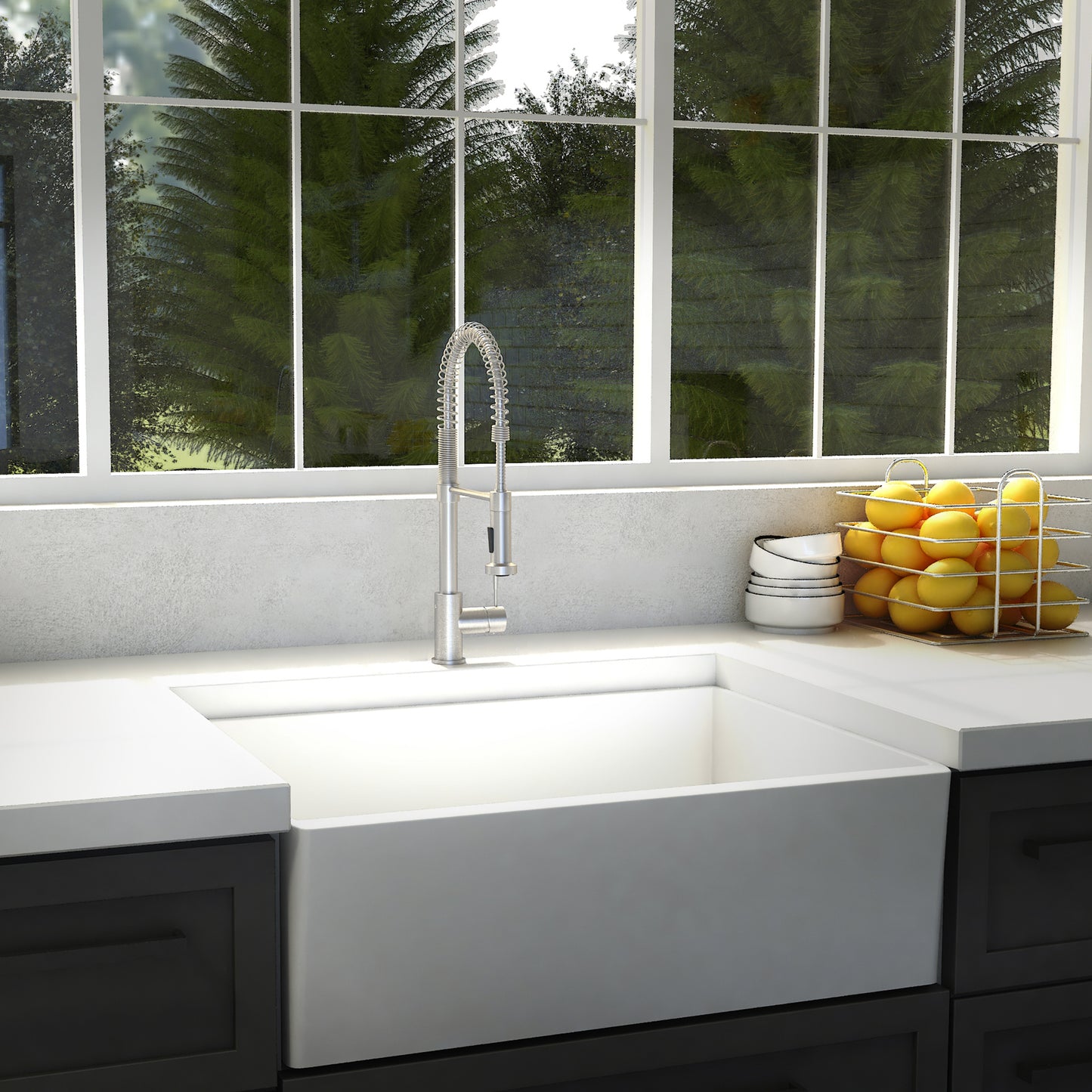 APL-KF-BN - Apollo Kitchen Faucet in Brushed Nickel