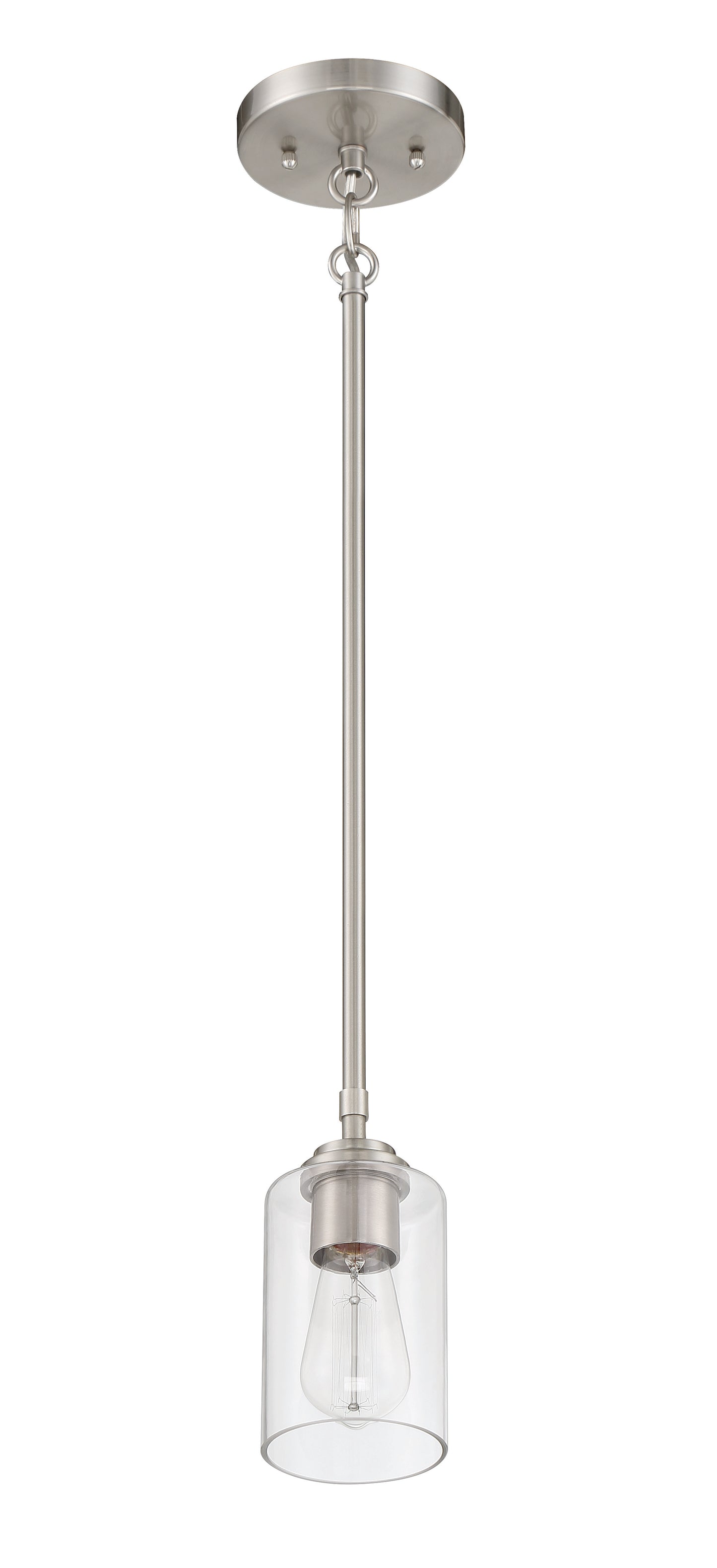 56091-BNK - Stowe 1 Light 5.13" Wide Mini Pendant - Brushed Nickel