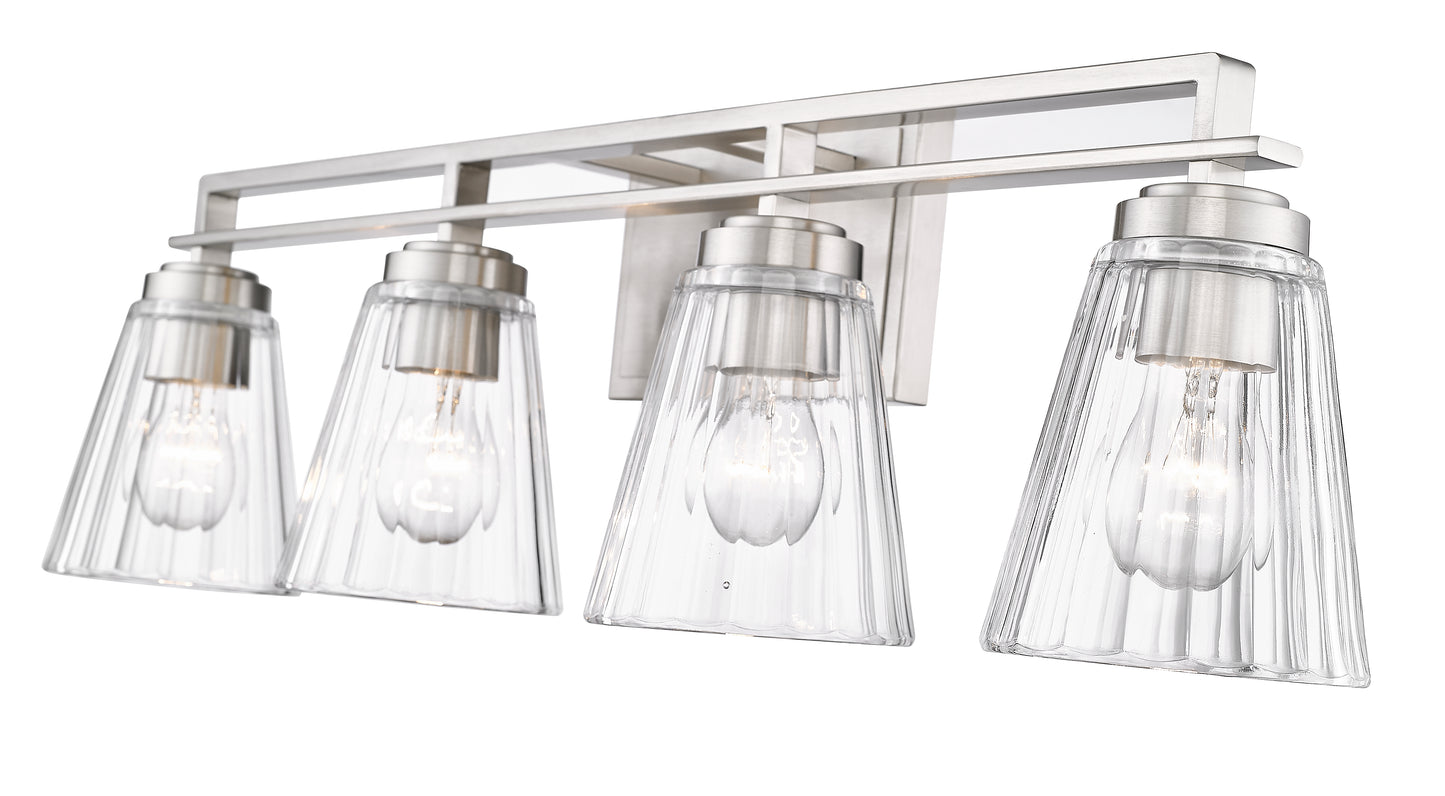 823-4V-BN - Lyna 4 Light 30" Vanity - Brushed Nickel
