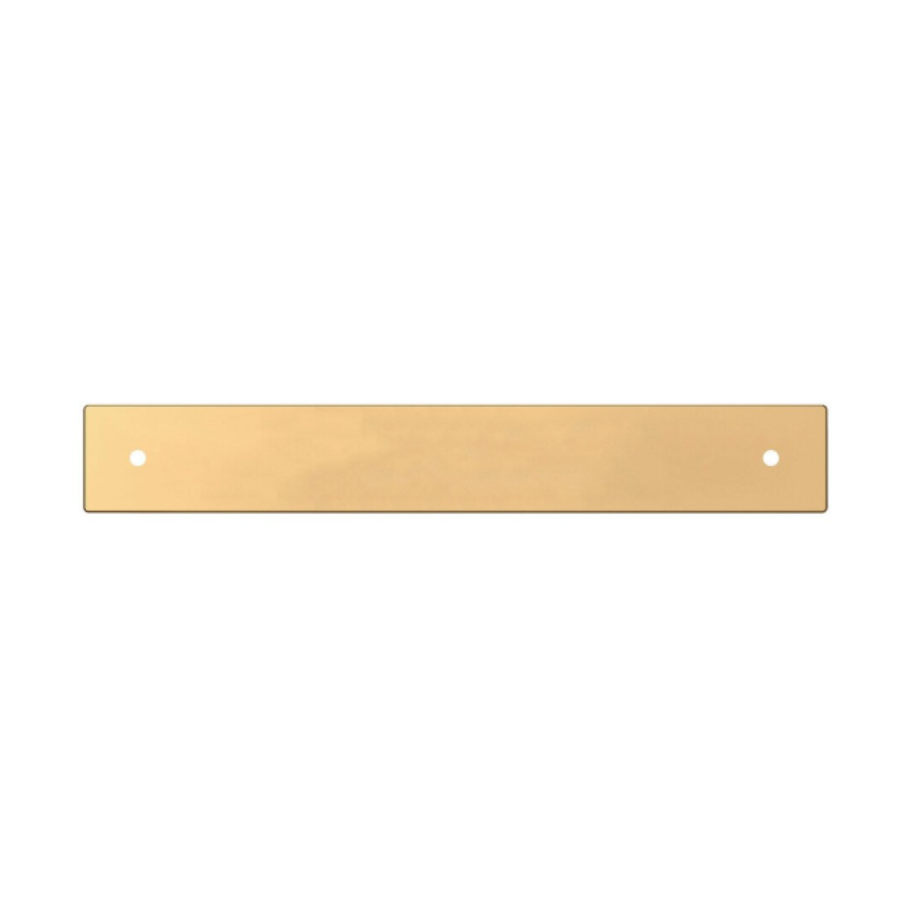 4927003 - 6" Centers - Contemporary Back Plate - Polished Brass