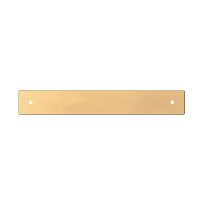 4927003 - 6" Centers - Contemporary Back Plate - Polished Brass