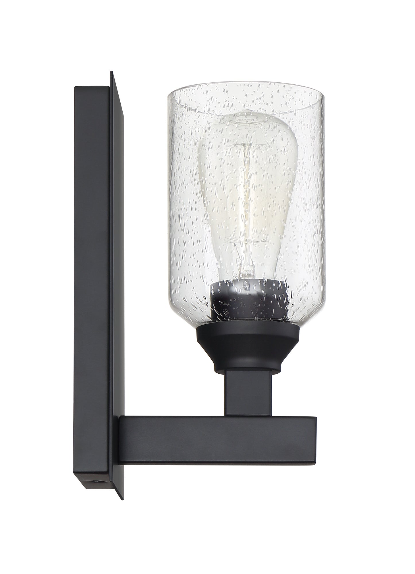 53161-FB - Chicago 1 Light 10" High Wall Sconce - Flat Black