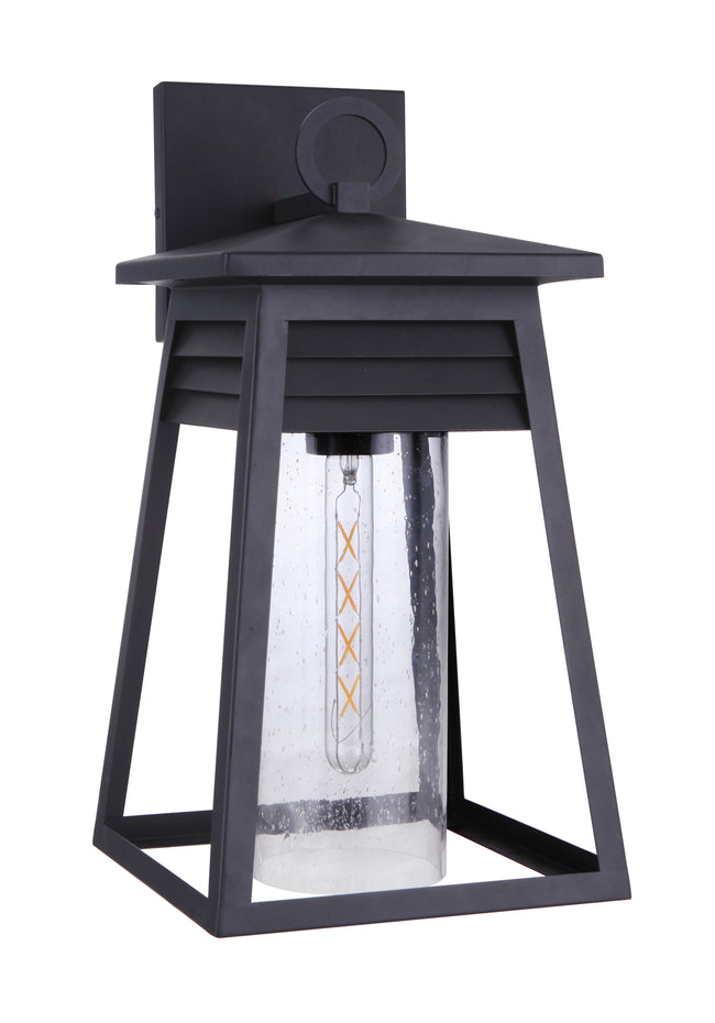ZA2724-TB - Becca 1 Light 19" High Outdoor Wall Lantern - Textured Black