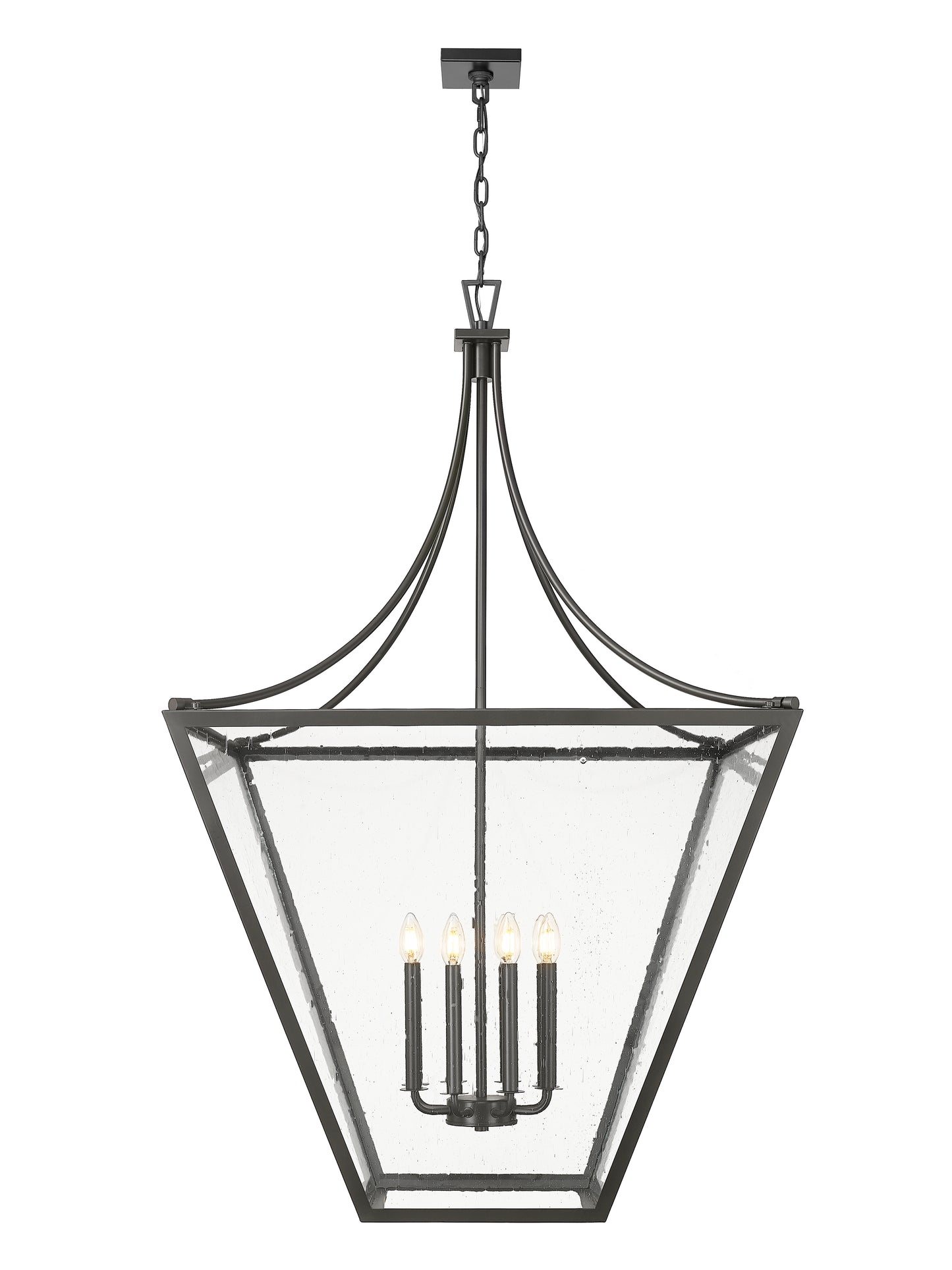 1961-8IO - Montalcino 8 Light 32" Chandelier - Iron Ore