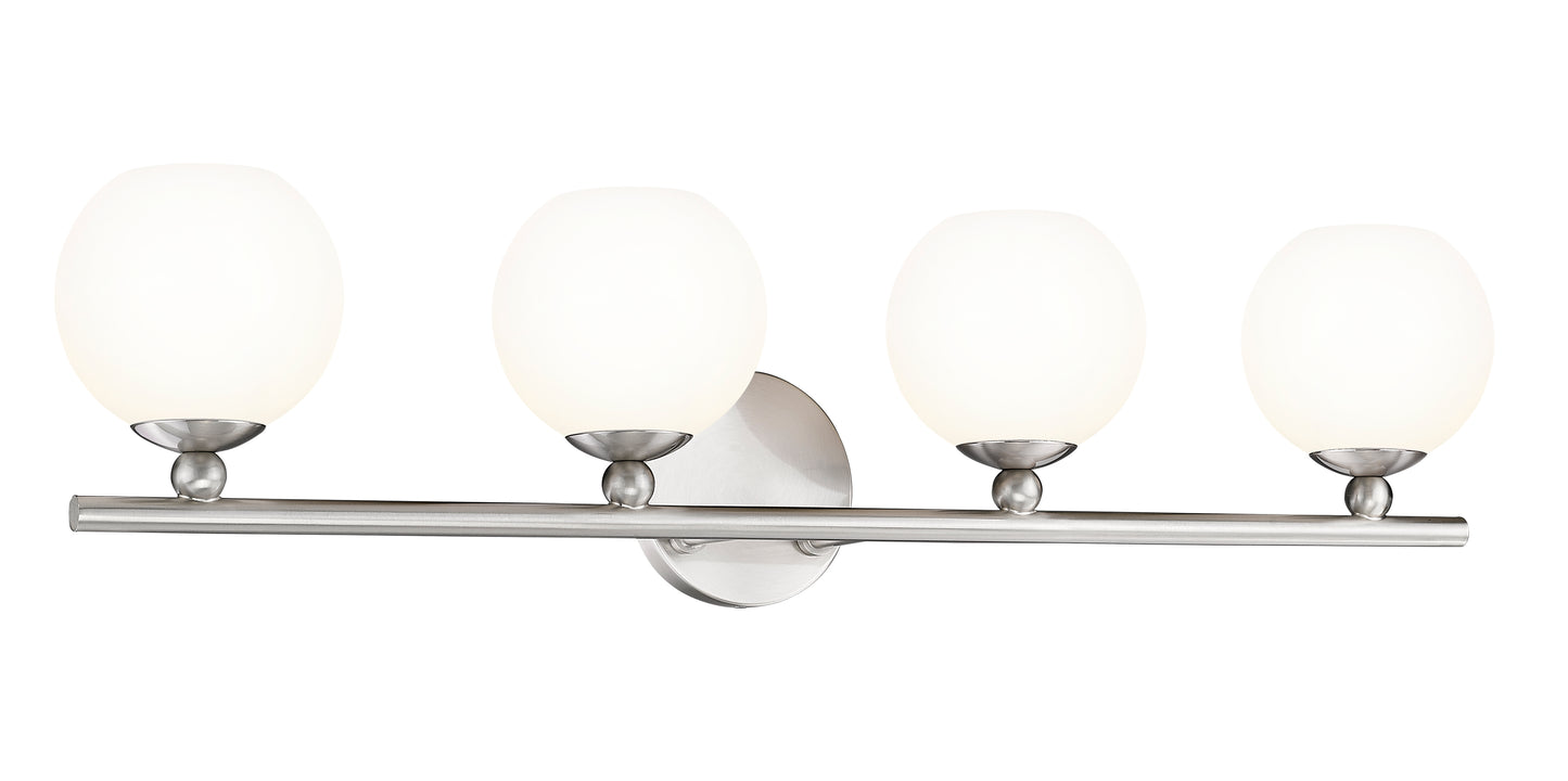 1100-4V-BN - Neoma 4 Light 30" Vanity - Brushed Nickel