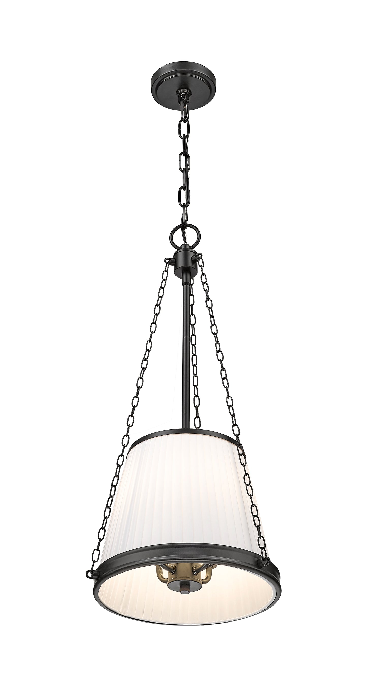 1954P12-MB - Madeline 4 Light 12" Pendant - Matte Black