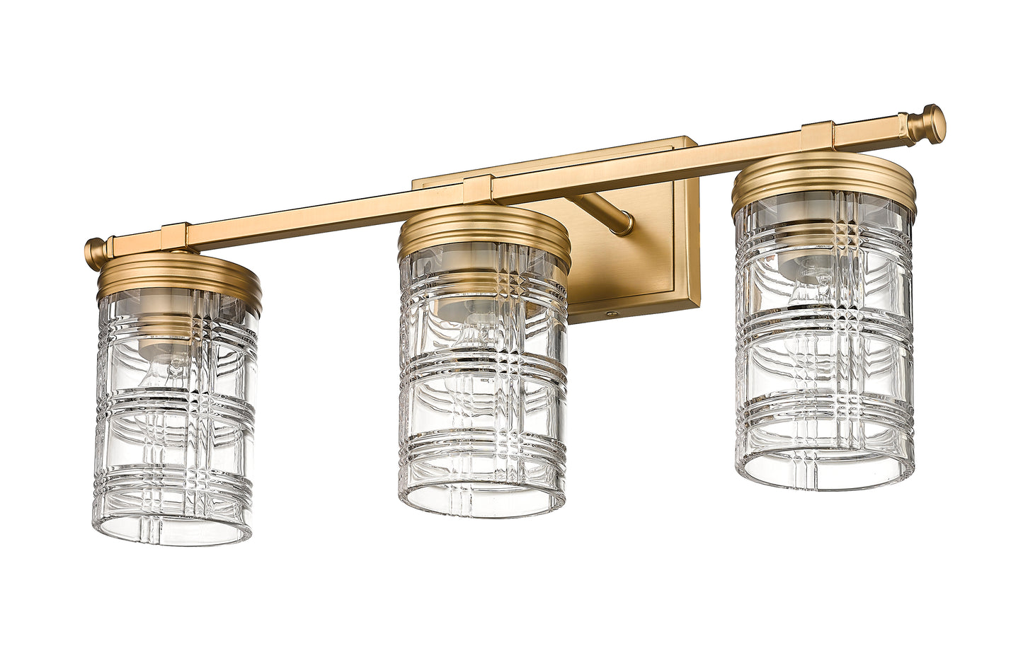 344-3V-HG - Archer 3 Light 25" Vanity - Heirloom Gold