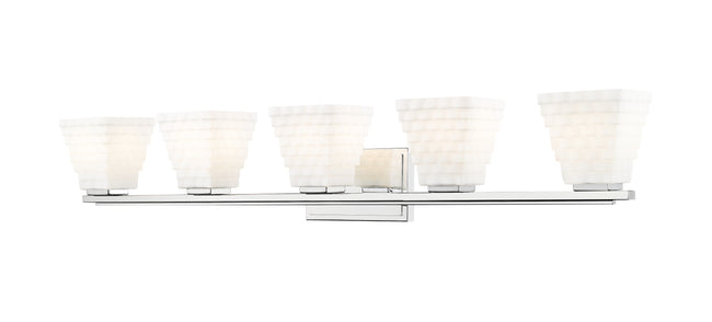 7514-5V-CH - Annalise 5 Light 42" Vanity - Chrome