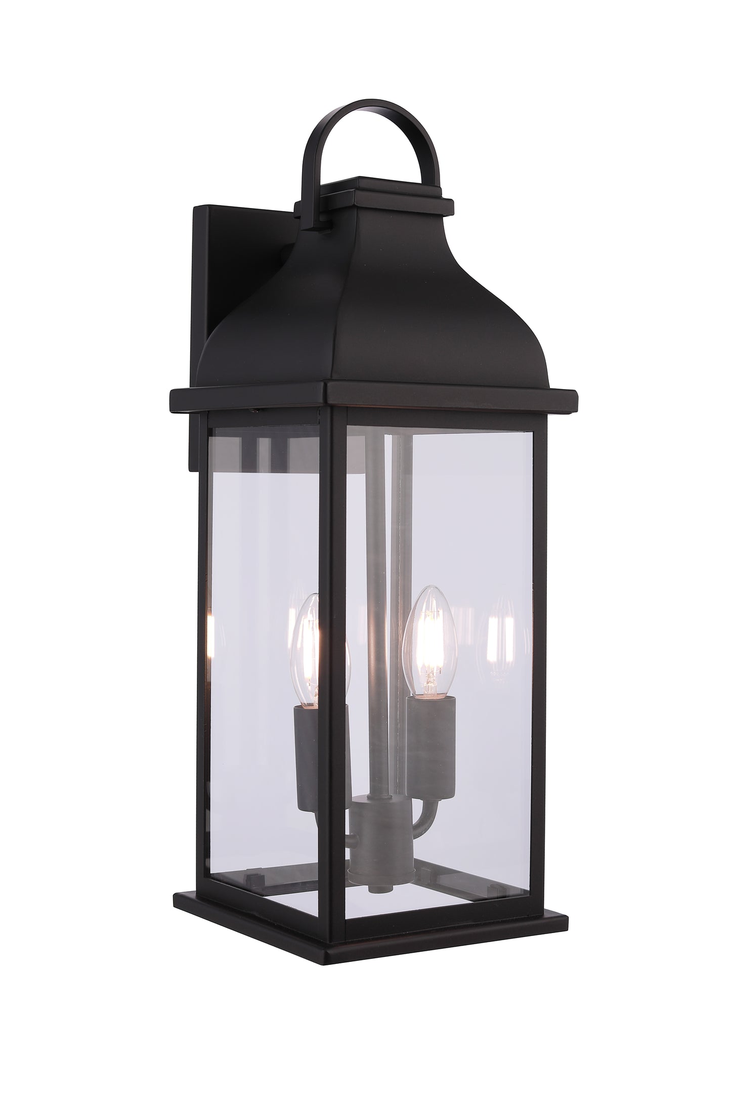 ZA7214-MN - Bent Tree 2 Light 19" High Outdoor Wall Lantern - Midnight