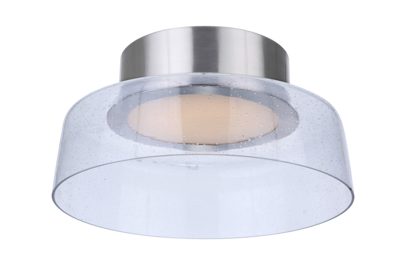55180-BNK-LED - Centric 1 Light 10.5" Wide Flush Mount - Brushed Nickel