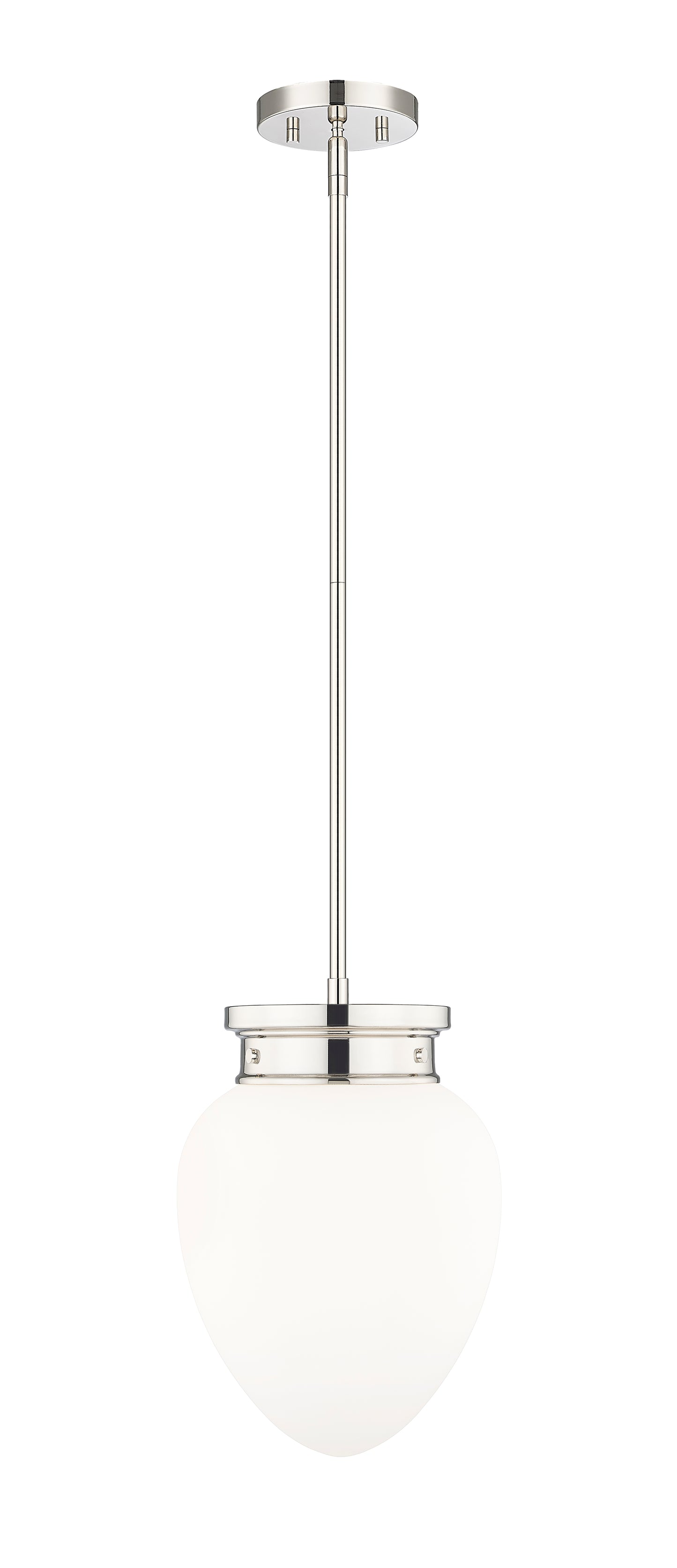 1945P9-PN - Gideon 1 Light 10" Pendant - Polished Nickel