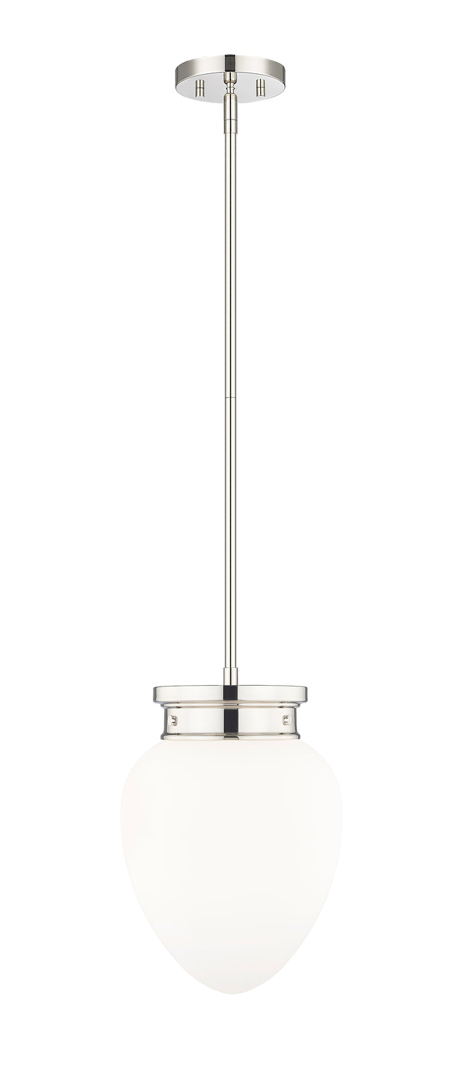 1945P9-PN - Gideon 1 Light 10" Pendant - Polished Nickel
