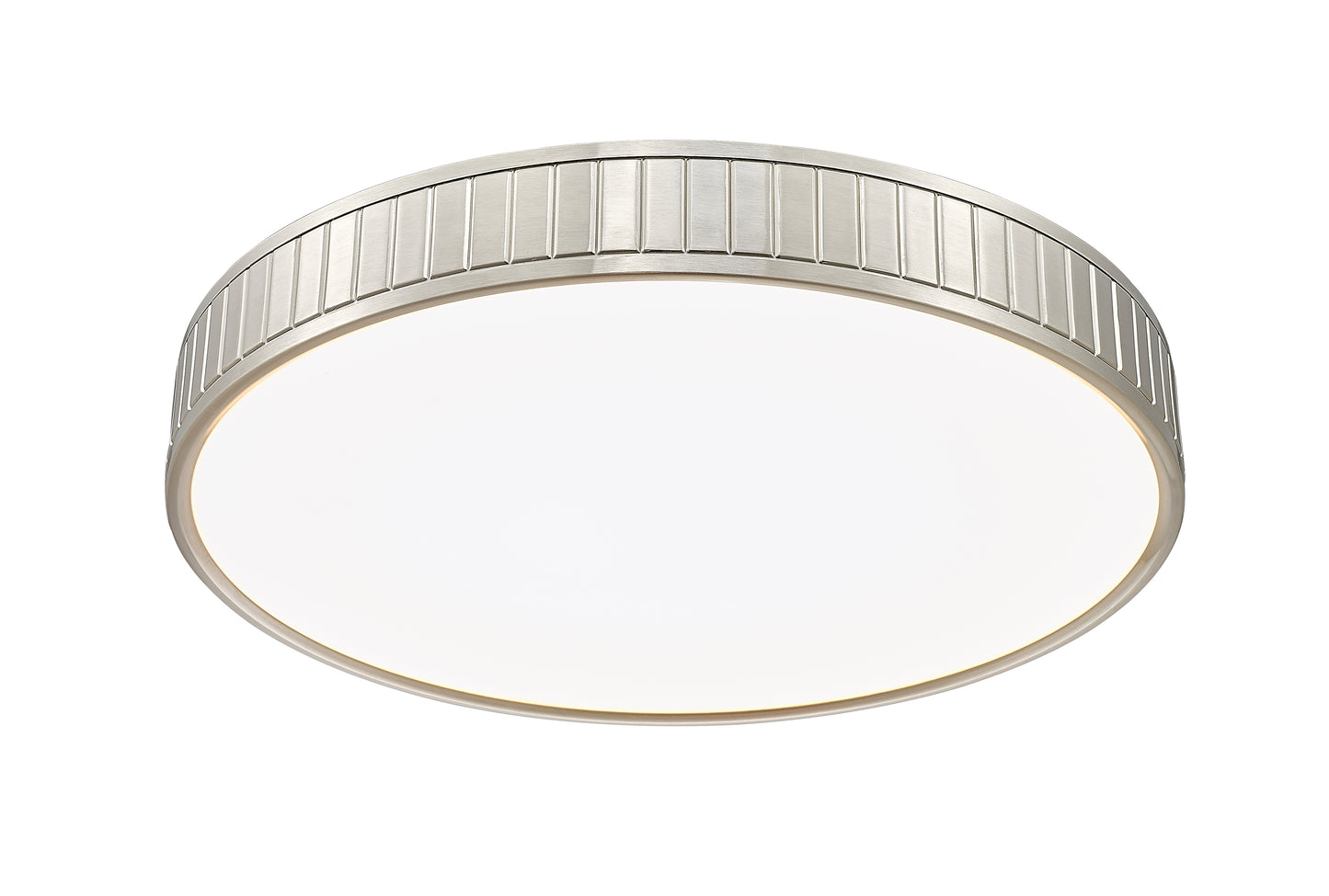 1005F20-BN-LED - Madison 1 Light Flush 20" Mount - Brushed Nickel