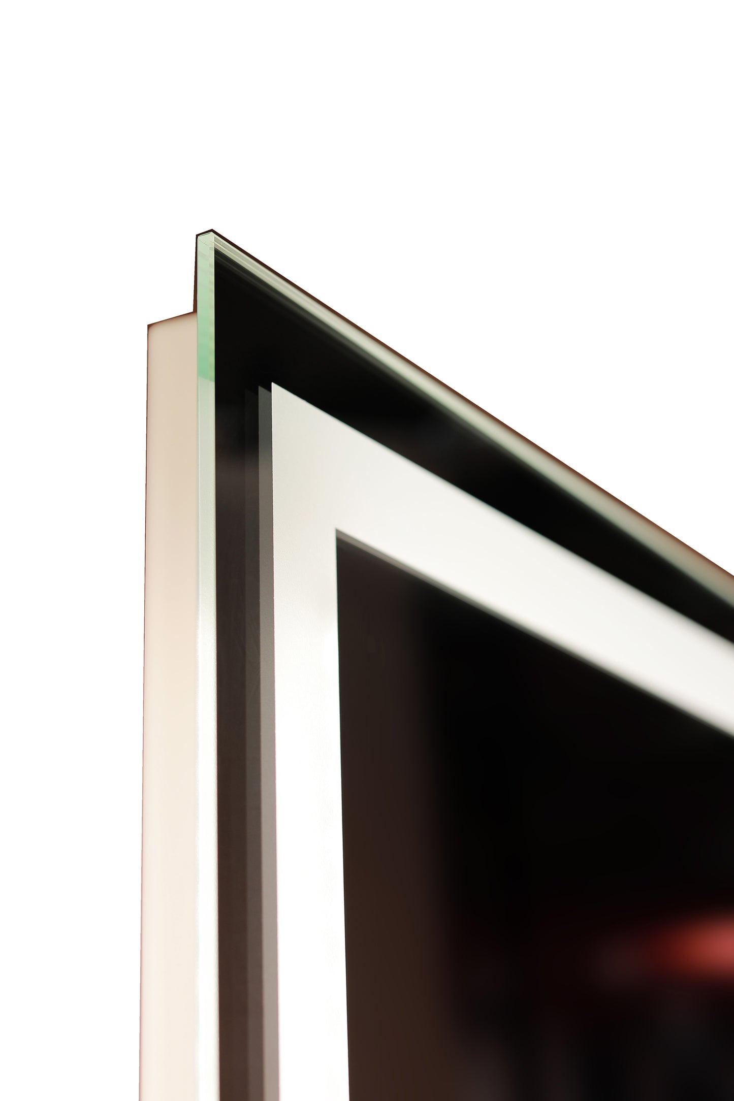 MIR2409RT-W3C - Meredith 1 Light 24" Wide Illuminated Mirror - White